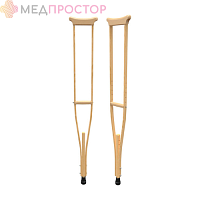 749 Костыли деревянные подмышечные для взрослых  с УПС
